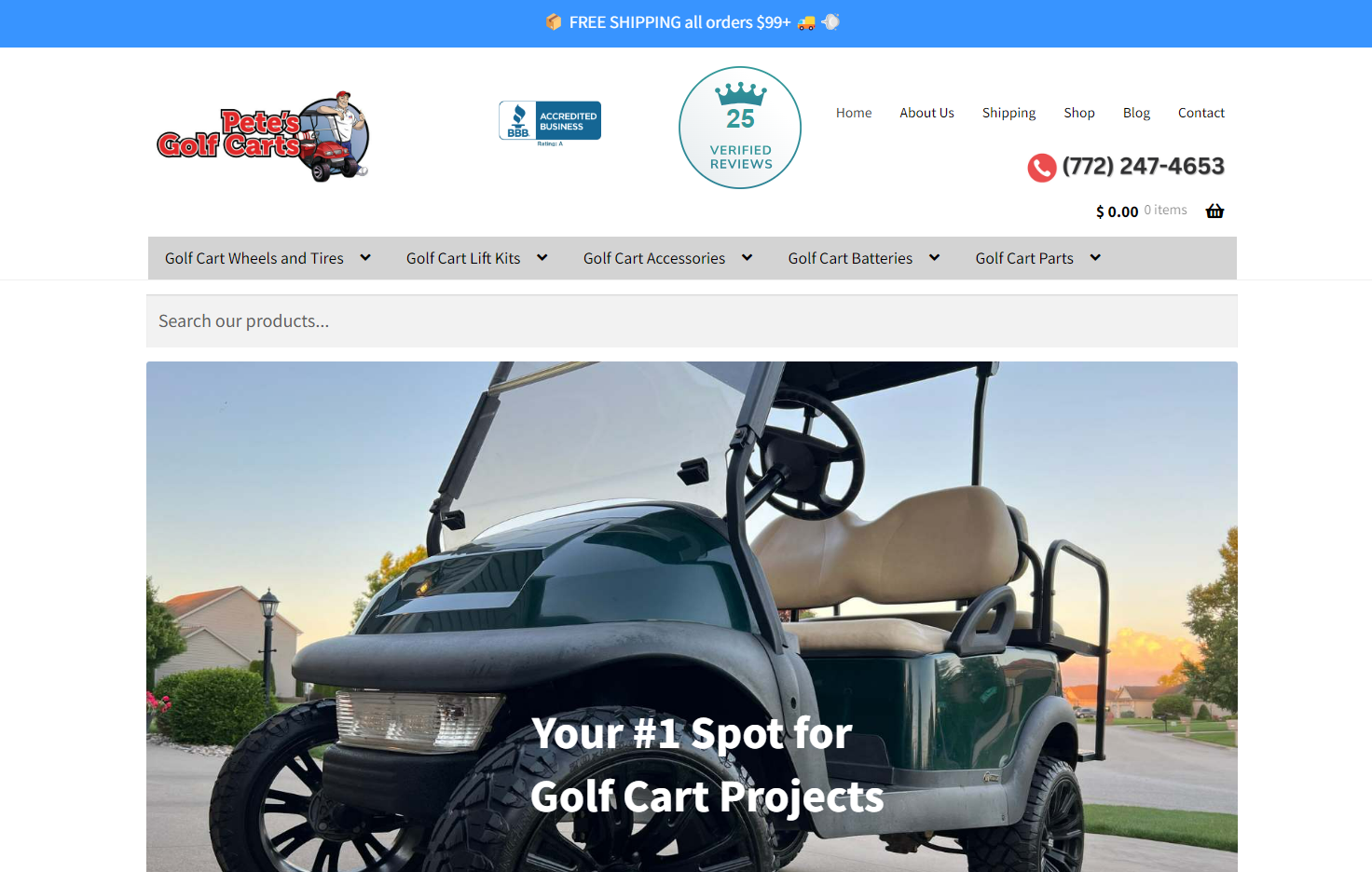 pete's golf carts Image